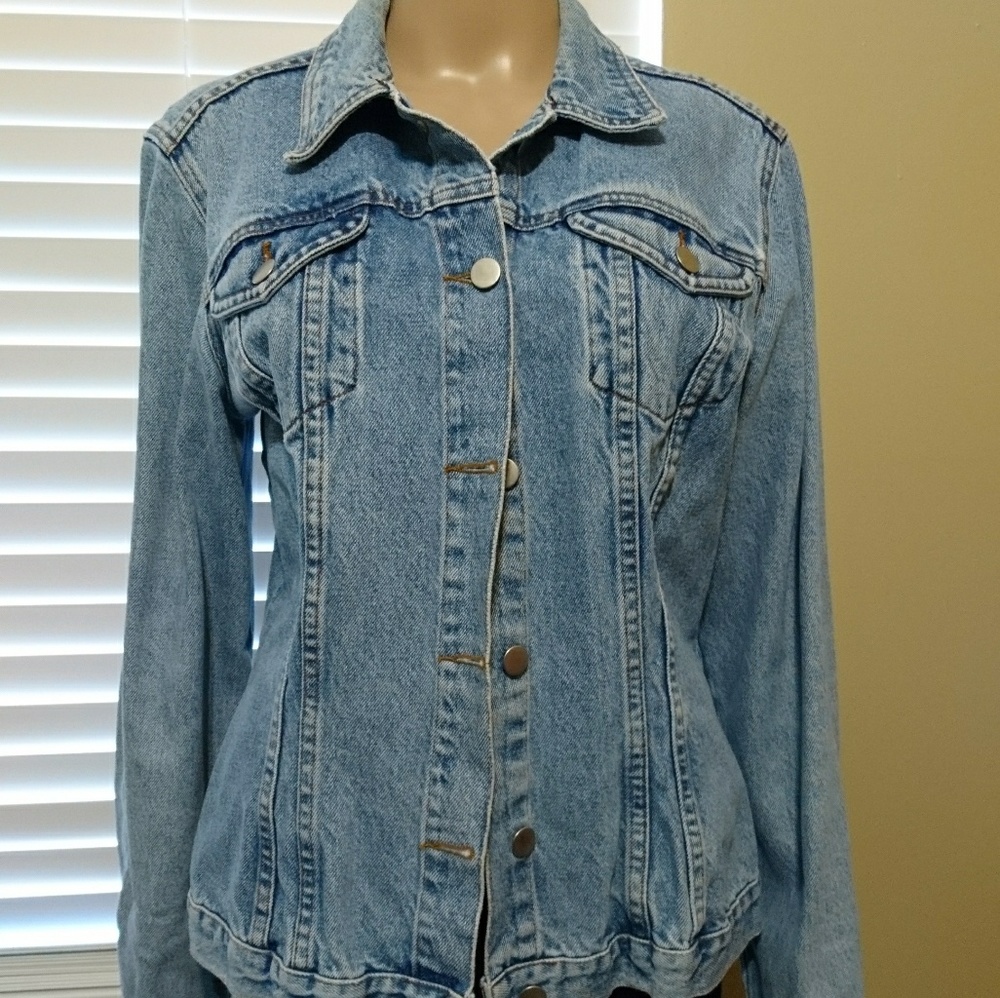 Vintage Sundance Jean Jacket women's size large